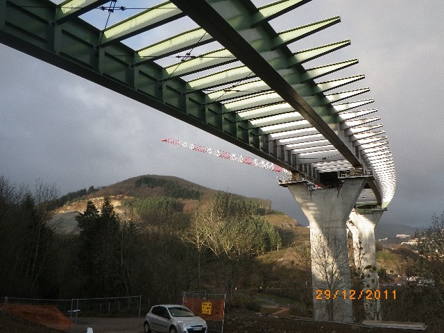Viaduc de la Goutte Vignole vue du dessus