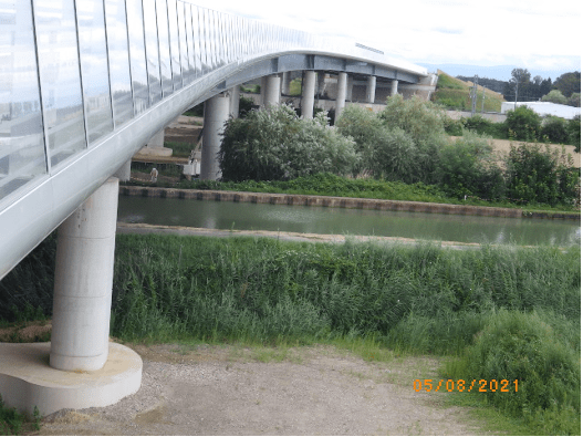 Vue du viaduc de Vendenheim